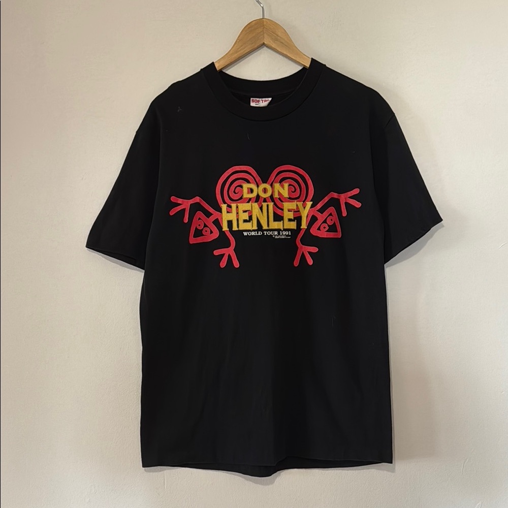 Vintage Don Henley World Tour T-Shirt / 1991 / Large / Single Stitch